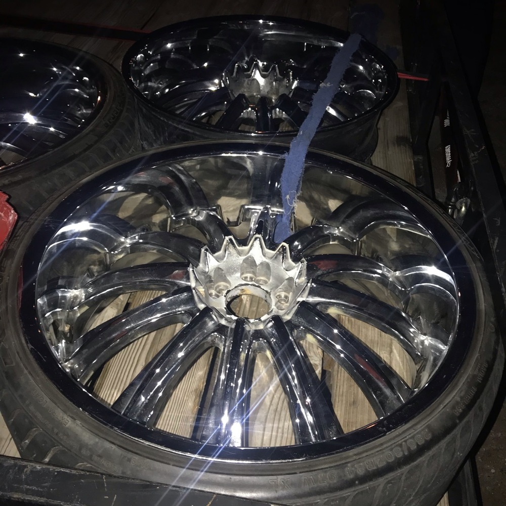 10lug rims and tires24 in